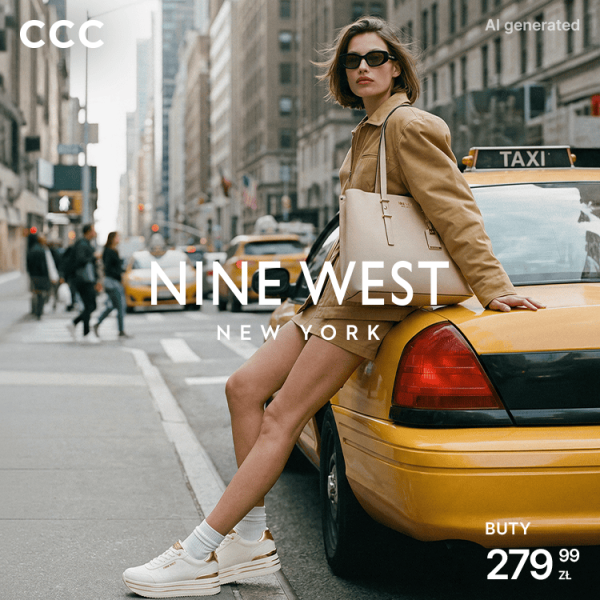 grafika promująca nową kolekcję Nine West w CCC